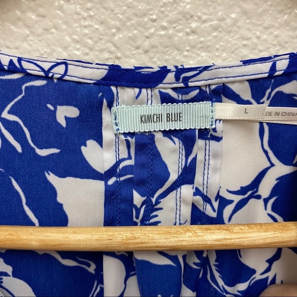 Kimchi Blue Buttoned Floral Dress Large - Picture 2 of 4